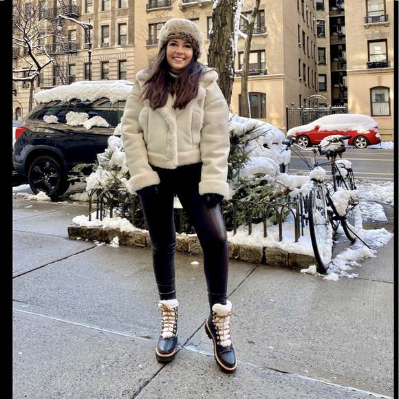 tommy hilfiger faux fur ankle boots